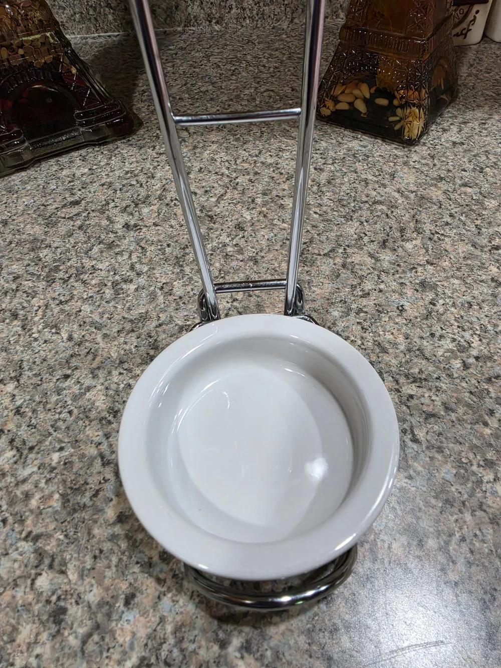 Pampered Chef Chrome Spoon Rest